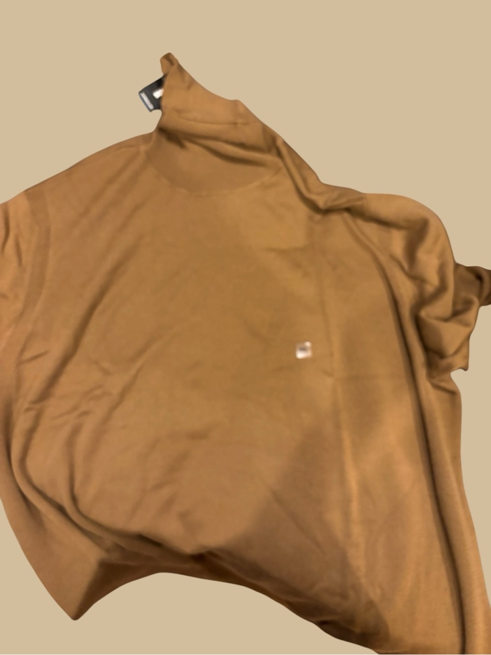 Express-Men Turtleneck-Tan-NWT - Picture 4 of 4
